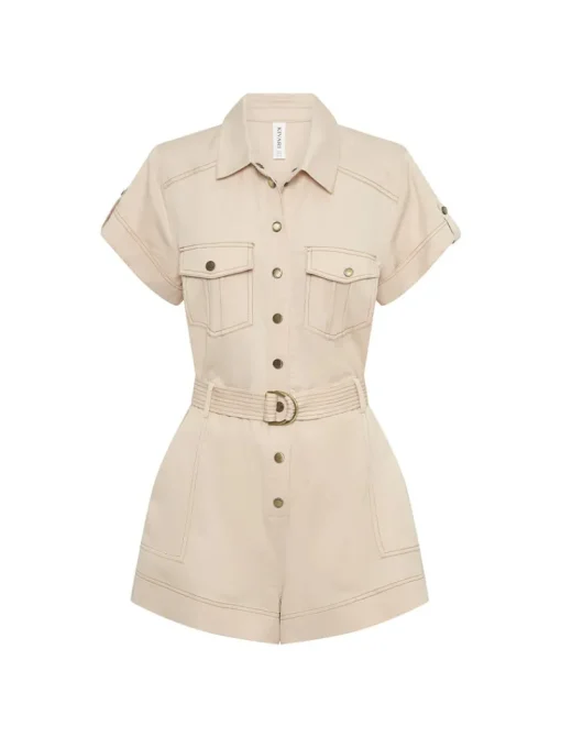 Women Kivari - GIANNA PLAYSUIT (IVORY)