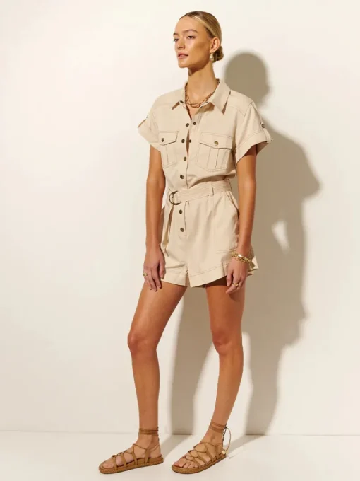 Women Kivari - GIANNA PLAYSUIT (IVORY)