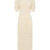 Women Kivari - MARIANA KNIT MIDI DRESS (CREAM)