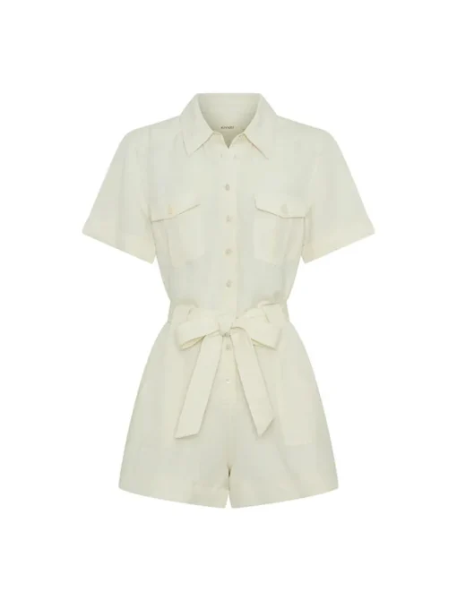 Women Kivari - MIYA PLAYSUIT (CREAM)