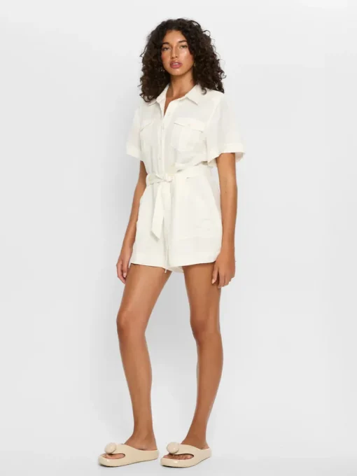 Women Kivari - MIYA PLAYSUIT (CREAM)
