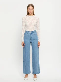 Kivari - VICTORIA LACE TOP (CREAM)