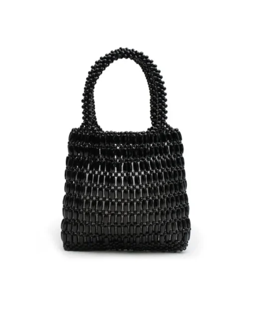 Women La Tribe - BEADED BAG (BLACK)