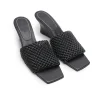 Women La Tribe - Braided Wedge Heel (Black)