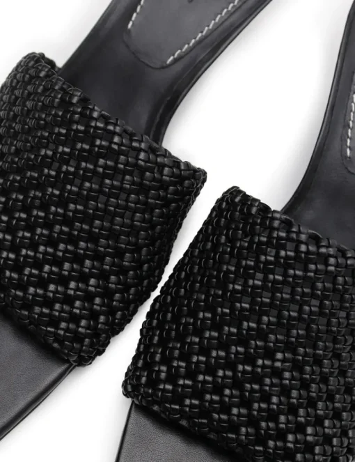 Women La Tribe - Braided Wedge Heel (Black)