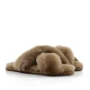 Women La Tribe - Crossover Sheepy Slipper (Tobacco)