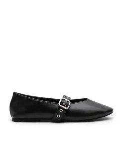 Women La Tribe - EILWEN BALLET FLAT (BLACK / SILVER)