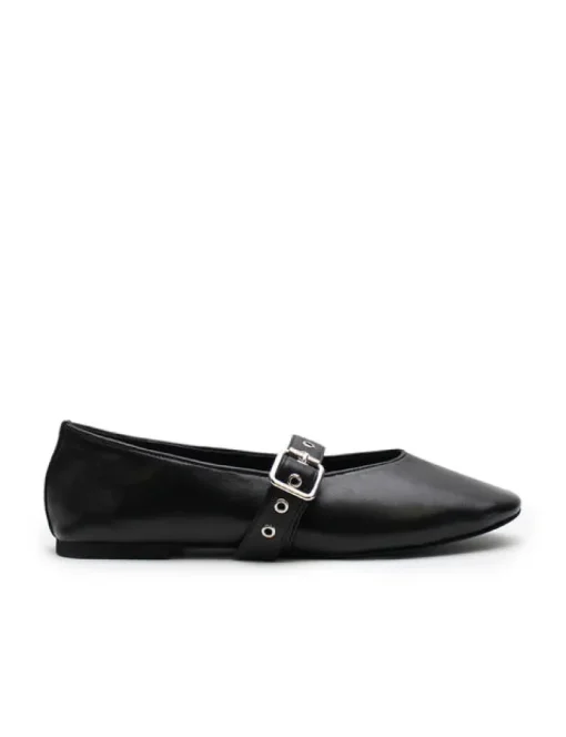 Women La Tribe - EILWEN BALLET FLAT (BLACK / SILVER)