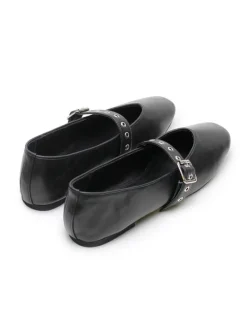 Women La Tribe - EILWEN BALLET FLAT (BLACK / SILVER)