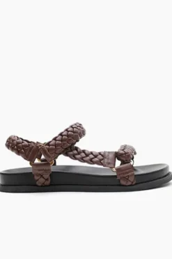 Women La Tribe - ELKE BRAIDED SANDAL (Ox Blood)