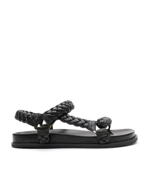 Women La Tribe - Elke Braided Sandal (Black)