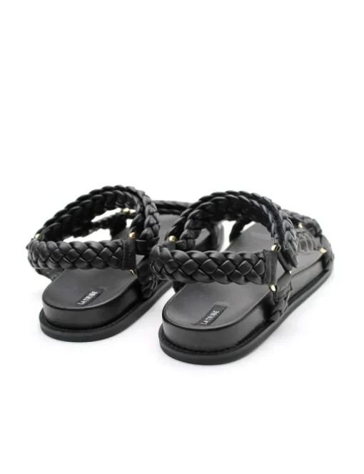 Women La Tribe - Elke Braided Sandal (Black)