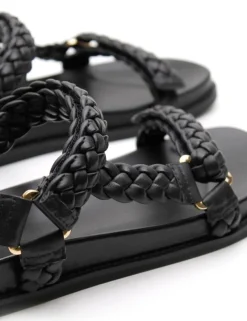 Women La Tribe - Elke Braided Sandal (Black)