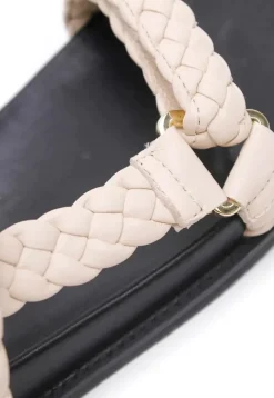 Women La Tribe - ELKE BRAIDED SANDAL (CREAM)