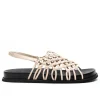 Women La Tribe - KNOTTED SANDAL (CREAM)