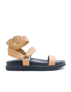 Women La Tribe - Platform Sandal (Light Tan)