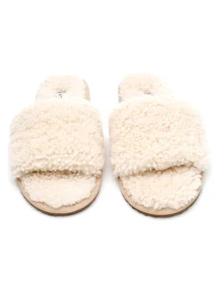 Women La Tribe - Shearling Slipper (Cream)