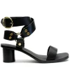 Women La Tribe - STUDDED HEEL (Black)