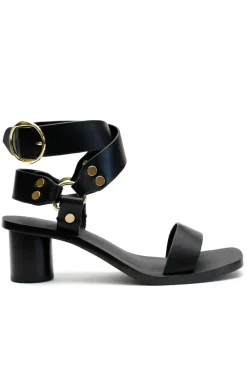 Women La Tribe - STUDDED HEEL (Black)