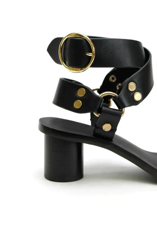 Women La Tribe - STUDDED HEEL (Black)