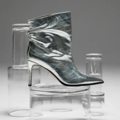 Women Lana Wilkinson - MATTHEW BOOT (SILVER METALLIC LEATHER)
