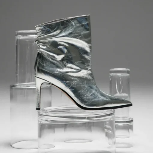 Women Lana Wilkinson - MATTHEW BOOT (SILVER METALLIC LEATHER)