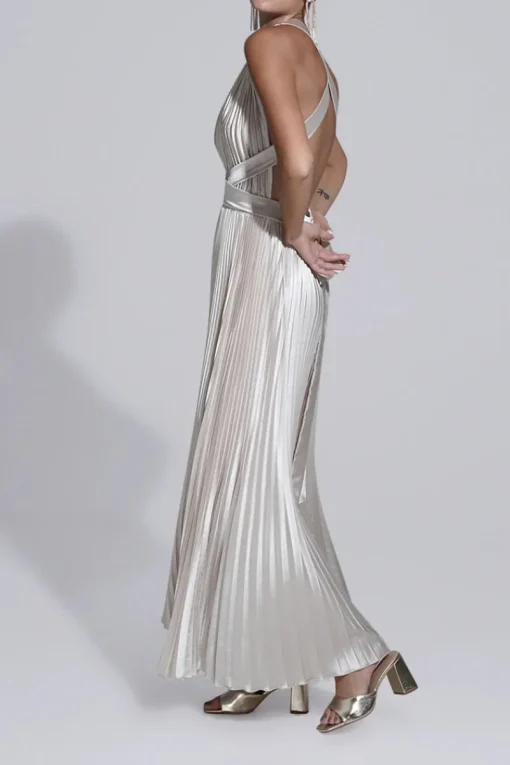 L'IDEE WOMAN L'IDÉE WOMAN - MODERNISTE GOWN (CHAMPAGNE)