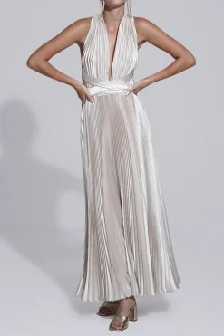 L'IDEE WOMAN L'IDÉE WOMAN - MODERNISTE GOWN (CHAMPAGNE)
