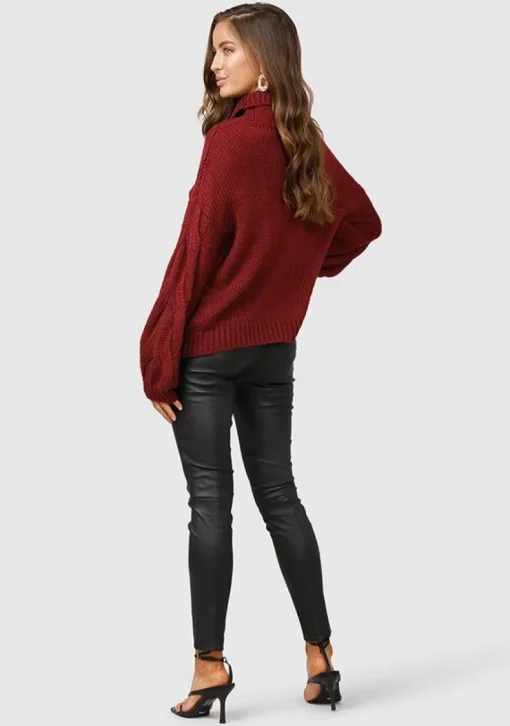 Ministry of Style - Everlast Knit Sweater (Mulberry) FINAL SALE
