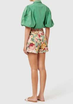 Ministry of Style - Flora Embroidery Blouse (Jade)