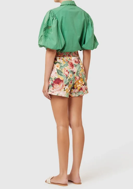 Ministry of Style - Flora Embroidery Blouse (Jade)