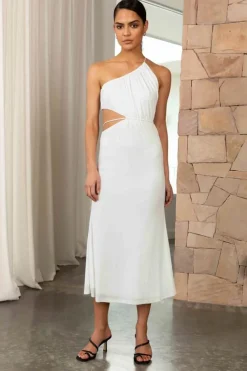 Misha - Adara Midi Dress (Ivory)