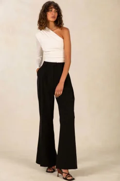 Misha - Aretha Slinky Jersey Bodysuit (Pearl) FINAL SALE