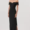 Misha - CAEL OFF SHOULDER GOWN (Black)