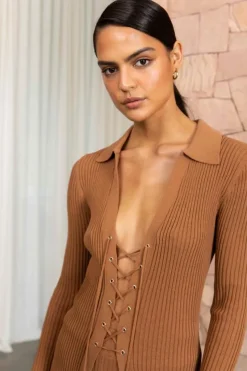 Women Misha - Rosie Knit Top (Tawny Birch)