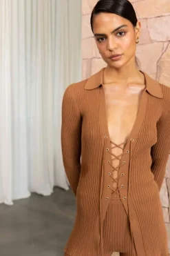 Women Misha - Rosie Knit Top (Tawny Birch)