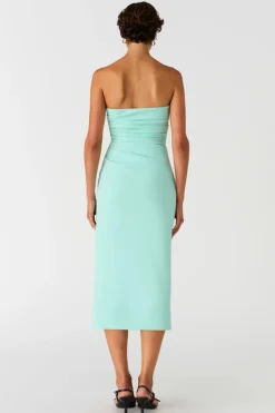 Misha CALANDRA DRESS - AQUA SPRAY
