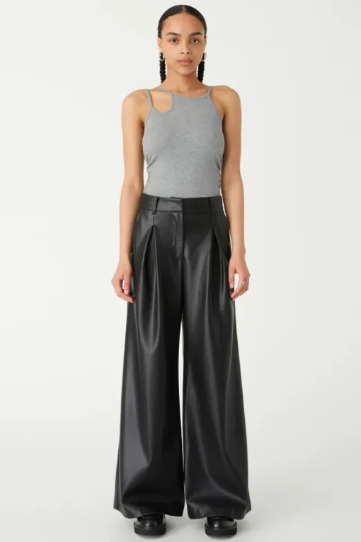 Misha Urban - AARON RIB TANK (GREY STEELE)