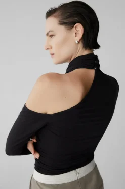 Misha Urban - LADEE JERSEY TOP (BLACK)