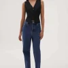 Women Misha Urban - ODALIS VEST (NAVY PINSTRIPE)