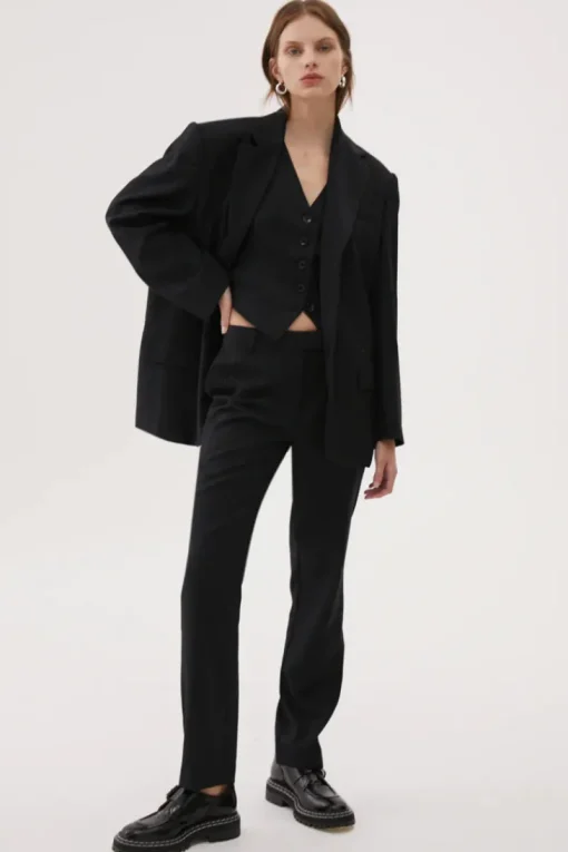 Women Misha Urban - ODALIS VEST (NAVY PINSTRIPE)