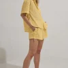 Women Mon Renn MØN RENN - RADIATE SHORT (LEMON SORBET)