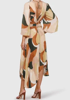 Ministry of Style MNISTRY OF STYLE - Retro Resort Pleated Midi Dress FINAL SALE