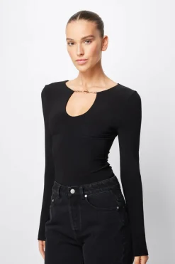 Women Mossman - DEFIANT TOP (BLACK)