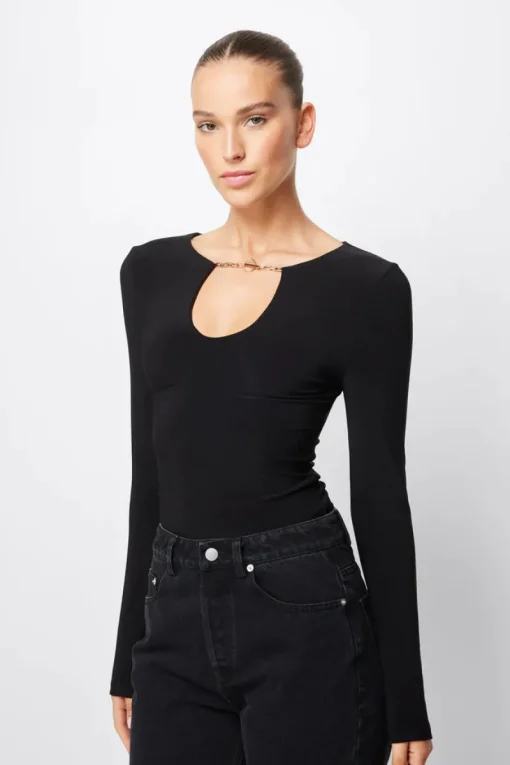 Women Mossman - DEFIANT TOP (BLACK)