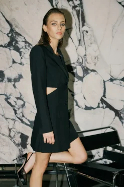 Mossman - MEET AGAIN BLAZER DRESS (BLACK)