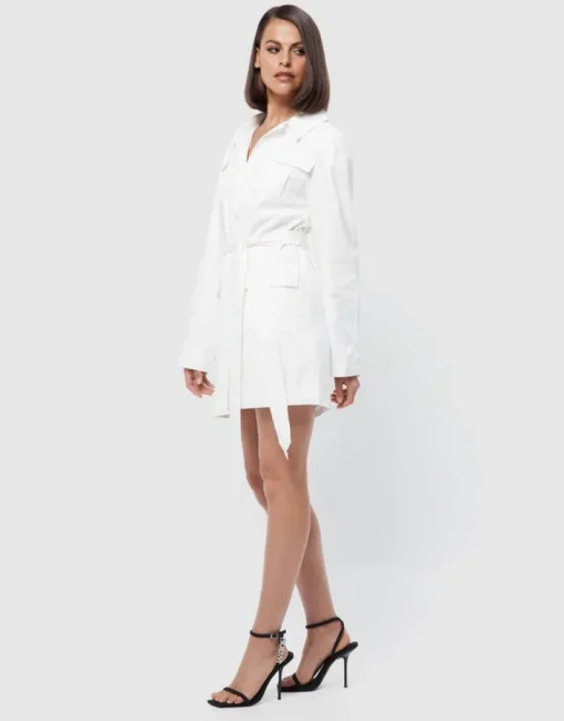 Mossman - The Lexington Shirt Dress (White)