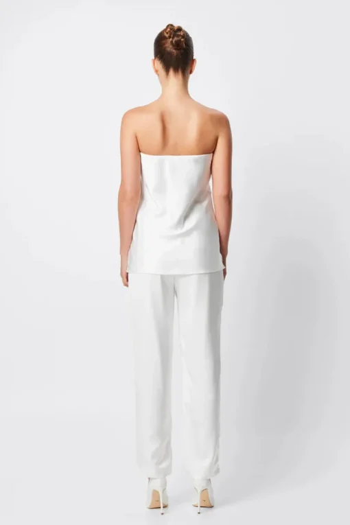 Mossman - TOULOUSE STRAPLESS TOP (WHITE)