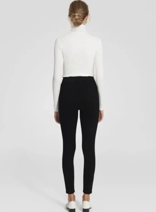 Nobody Denim : Siren Skinny Ankle Jeans (Powerblack)