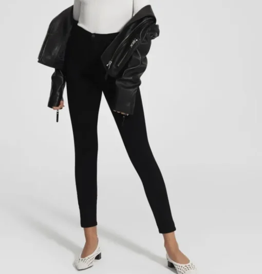 Nobody Denim : Siren Skinny Ankle Jeans (Powerblack)